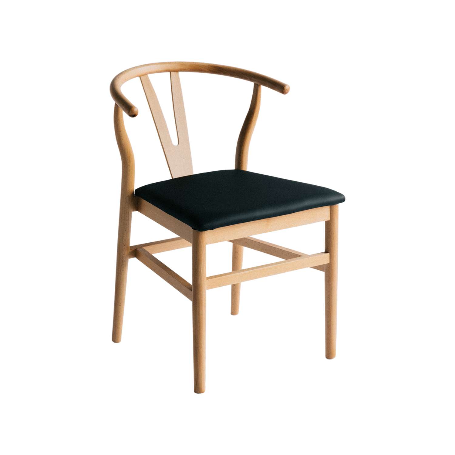 Wish Bone Chairs – Black Cushion