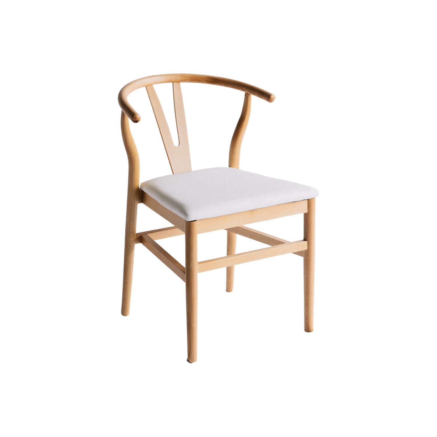 Wish Bone Chairs – Ivory Cushion